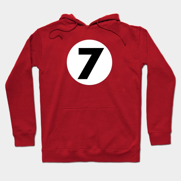 Billiard, Seven Ball Hoodie by Heyday Threads